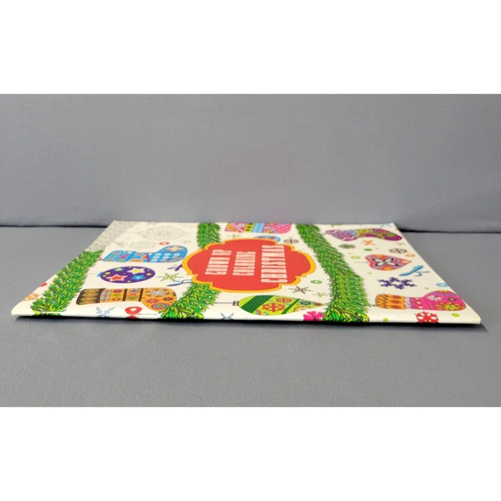 Grown Up Coloring Christmas Book‎ Relaxing Vision Street Craft Art Paperback